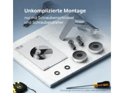 AM.PM Einhebel-Duscharmatur Hit Brausearmatur aus Messing, Brausebatterie Wasserhahn Bad FTA20000 Chrom