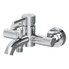 AM.PM Einhebel-Wannenarmatur / Brausearmatur,  Wasserhahn Bad, Wannenbatterie FPA10000 Spike Aufputz Chrom