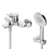 AM.PM Einhebel-Wannenarmatur mit Handbrause und Halter X-Joy Aufputz