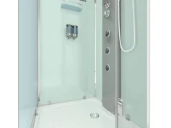 AquaVapore Dampfdusche Duschtempel Sauna Dusche Duschkabine D38-00R3-EC 80x80 cm
