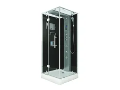 AquaVapore Dampfdusche Duschtempel Sauna Dusche Duschkabine D38-13L3 90x90 cm