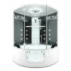 AquaVapore Dampfdusche Whirlpool Dusche Duschkabine K60-SW-EH-EC 140x140cm