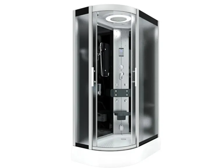AquaVapore Dusche Duschkabine D60-73M2L-EC Duschtempel Sauna 120x80 cm
