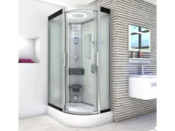 AquaVapore Duschkabine Komplettdusche Fertigdusche Dusche D60-70M0R-EC 80x120 cm