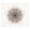 Banjado Herdabdeckplatte Glas 1 Teilig 60x52CM Schneidebrett Herdabdeckung Mit Motiv Mehendi