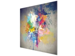Banjado Herdabdeckplatte Glas 1 Teilig 60x52CM Schneidebrett Herdabdeckung Mit Motiv Idee