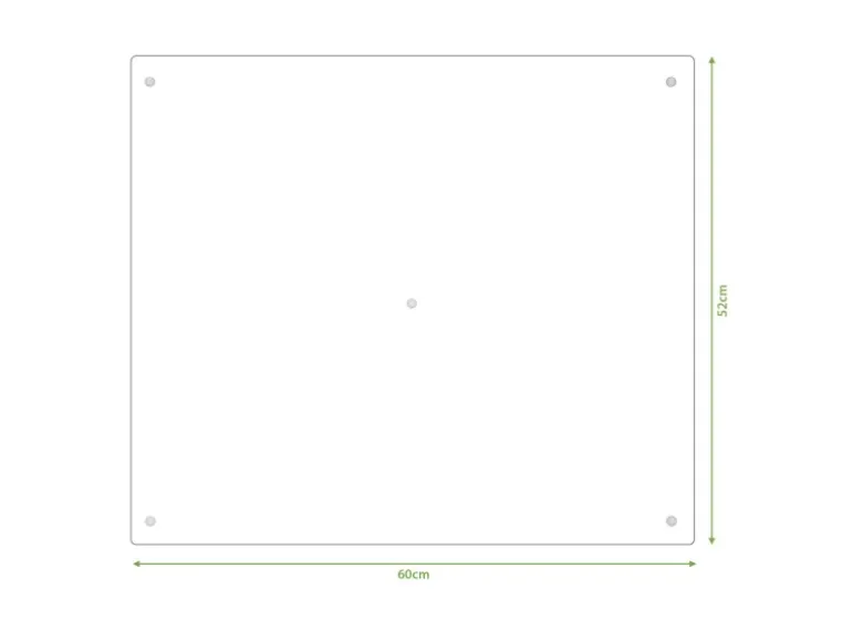 Banjado Herdabdeckplatte Glas 1 Teilig 60x52CM Schneidebrett Herdabdeckung Mit Motiv Arena