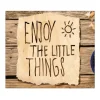 Banjado Herdabdeckplatte Glas 1 Teilig 60x52CM Schneidebrett Herdabdeckung Mit Motiv Happy Day