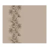 Banjado Herdabdeckplatte Glas 1 Teilig 60x52CM Schneidebrett Herdabdeckung Mit Motiv Baumwollblüte Monochrom