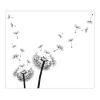 Banjado Herdabdeckplatte Glas 1 Teilig 60x52CM Schneidebrett Herdabdeckung Mit Motiv Pusteblume 2