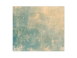 Banjado Herdabdeckplatte Glas 1 Teilig 60x52CM Schneidebrett Herdabdeckung Mit Motiv Patina Grün