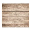 Banjado Herdabdeckplatte Glas 2 Teilig Je 30x52CM Schneidebrett Herdabdeckung Mit Motiv Blasse Holzlatten