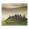 Banjado Herdabdeckplatte Glas 1 Teilig 60x52CM Schneidebrett Herdabdeckung Mit Motiv Toscana