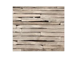 Banjado Herdabdeckplatte Glas 1 Teilig 60x52CM Schneidebrett Herdabdeckung Mit Motiv Steinplatten