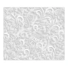 Banjado Herdabdeckplatte Glas 1 Teilig 60x52CM Schneidebrett Herdabdeckung Mit Motiv White Swirl