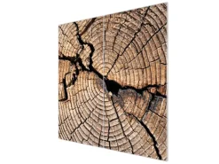 Banjado Herdabdeckplatte Glas 2 Teilig Je 30x52CM Schneidebrett Herdabdeckung Mit Motiv Zeichen Der Zeit