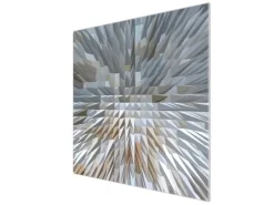 Banjado Herdabdeckplatte Glas 1 Teilig 60x52CM Schneidebrett Herdabdeckung Mit Motiv Dornen Aus Eis