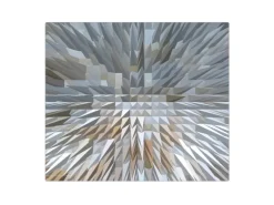 Banjado Herdabdeckplatte Glas 1 Teilig 60x52CM Schneidebrett Herdabdeckung Mit Motiv Dornen Aus Eis
