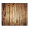 Banjado Herdabdeckplatte Glas 1 Teilig 60x52CM Schneidebrett Herdabdeckung Mit Motiv Geöltes Holz