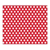 Banjado Herdabdeckplatte Glas 1 Teilig 60x52CM Schneidebrett Herdabdeckung Mit Motiv Punkte Rot
