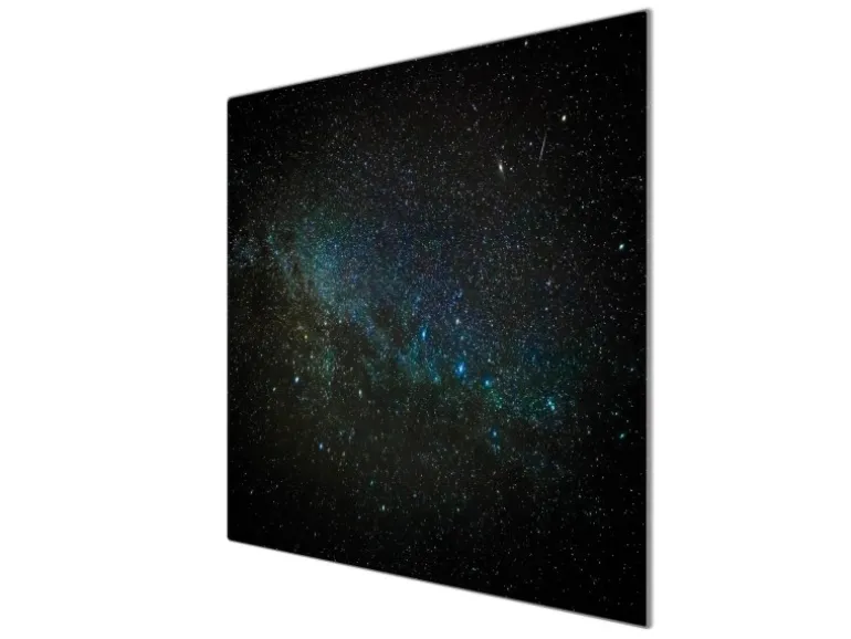 Banjado Herdabdeckplatte Glas 1 Teilig 60x52CM Schneidebrett Herdabdeckung Mit Motiv Nachthimmel