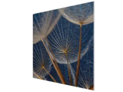Banjado Herdabdeckplatte Glas 1 Teilig 60x52CM Schneidebrett Herdabdeckung Mit Motiv Verblüht