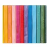 Banjado Herdabdeckplatte Glas 1 Teilig 60x52CM Schneidebrett Herdabdeckung Mit Motiv Regenbogenfarben
