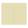 Banjado Herdabdeckplatte Glas 2 Teilig Je 30x52CM Schneidebrett Herdabdeckung Mit Motiv Beige