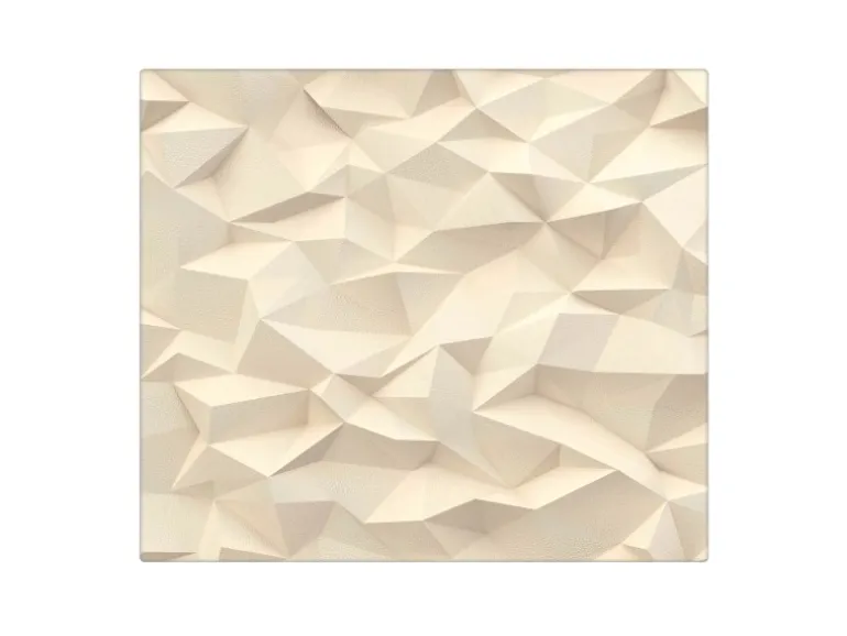 Banjado Herdabdeckplatte Glas 1 Teilig 60x52CM Schneidebrett Herdabdeckung Mit Motiv Steinwand 2
