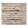 Banjado Herdabdeckplatte Glas 2 Teilig Je 30x52CM Schneidebrett Herdabdeckung Mit Motiv Steinplatten