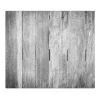 Banjado Herdabdeckplatte Glas 1 Teilig 60x52CM Schneidebrett Herdabdeckung Mit Motiv Holz Monochrom