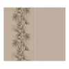 Banjado Herdabdeckplatte Glas 2 Teilig Je 30x52CM Schneidebrett Herdabdeckung Mit Motiv Baumwollblüte Monochrom