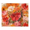 Banjado Herdabdeckplatte Glas 1 Teilig 60x52CM Schneidebrett Herdabdeckung Mit Motiv Fallende Blumen