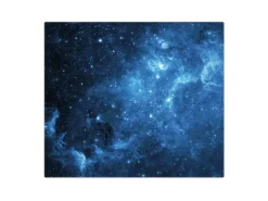 Banjado Herdabdeckplatte Glas 1 Teilig 60x52CM Schneidebrett Herdabdeckung Mit Motiv Universum