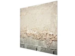 Banjado Herdabdeckplatte Glas 1 Teilig 60x52CM Schneidebrett Herdabdeckung Mit Motiv Baulücke