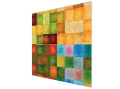 Banjado Herdabdeckplatte Glas 1 Teilig 60x52CM Schneidebrett Herdabdeckung Mit Motiv Farbkasten 2