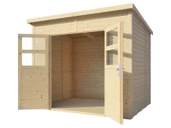 Bertilo Holz-Gartenhaus Felix 239 cm x 181 cm Natur FSC®