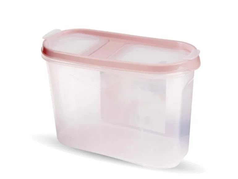 Bestlivings Frischhaltebox Schüttdose 1,4 Liter 2er Pack Altrose