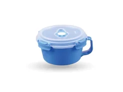 Bestlivings Frischhaltebox Mit Deckel Fresh System 0,85 Liter Frühstücksschale Blau