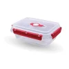 Bestlivings Frischhaltebox Mit Deckel Fresh System 0,9 Liter Lunchbox Rot