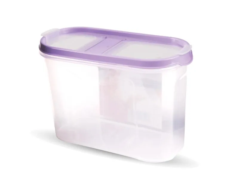 Bestlivings Frischhaltebox Schüttdose 1,4 Liter 4er Pack Lila