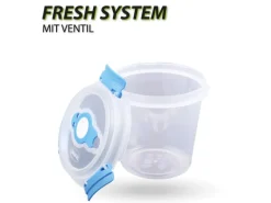 Bestlivings Frischhaltebox 0,64L Joghurt Im Set Blau 2er Pack