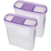Bestlivings Frischhaltebox Schüttdose 4,5 Liter 2er Pack Lila