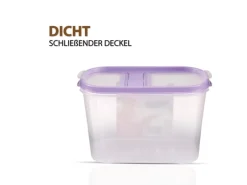 Bestlivings Frischhaltebox Schüttdose 1,4 Liter 8er Pack Lila