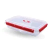 Bestlivings Frischhaltebox Mit Deckel Fresh System 2 Liter Brotdose Mit Trenner Rot