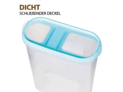 Bestlivings Frischhaltebox Schüttdose 2,8 Liter 8er Pack Türkis