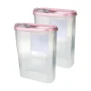 Bestlivings Frischhaltebox Schüttdose 2,8 Liter 2er Pack Altrose