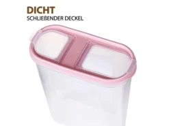 Bestlivings Frischhaltebox Schüttdose 2,8 Liter 1er Pack Altrose