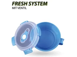 Bestlivings Frischhaltebox 0,85L Frühstücksschale Im Set Blau 2er Pack