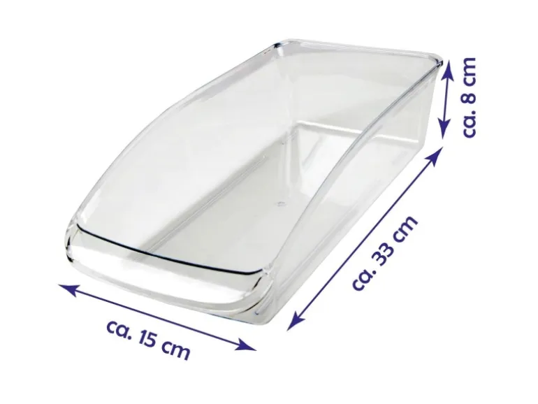 Bestlivings Kühlschrankbox M 33 x 1,5 x 8 cm 8er Pack
